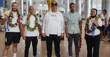 بعثة الكونغ فو تحقق إنجازًا تاريخيًا بعودتها للقاهرة بعد دورة الألعاب العالمية بالصين بعثة الكونغ فو تحقق إنجازًا تاريخيًا بعودتها للقاهرة بعد دورة الألعاب العالمية بالصين