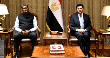 تعزيز التعاون الرياضي بين مصر والهند: حوار وزير الشباب والرياضة مع السفير الهندي تعزيز التعاون الرياضي بين مصر والهند: حوار وزير الشباب والرياضة مع السفير الهندي