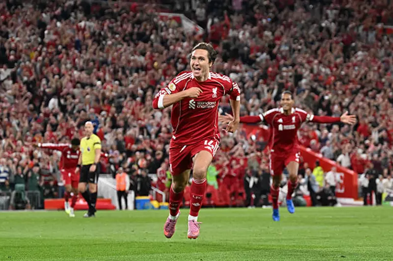 كييزا وصلاح يتألقان في فوز ليفربول الكبير على بورنموث بالدوري الإنجليزي كييزا وصلاح يتألقان في فوز ليفربول الكبير على بورنموث بالدوري الإنجليزي